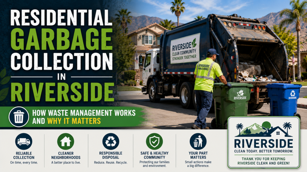 Residential Garbage Collection in Riverside: How Waste Management Works and Why It Matters